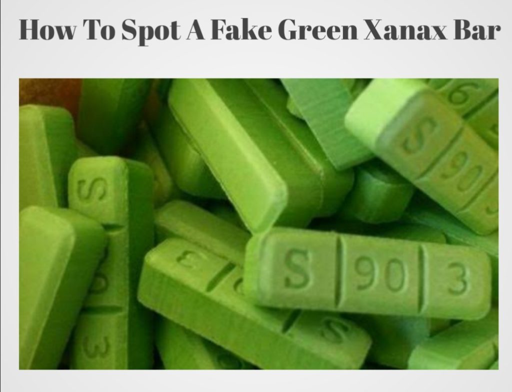 3mg Green Xanax Bar