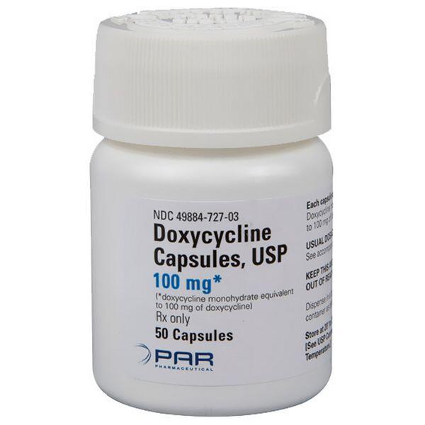 doxycycline monohydrate 100mg tablets cost