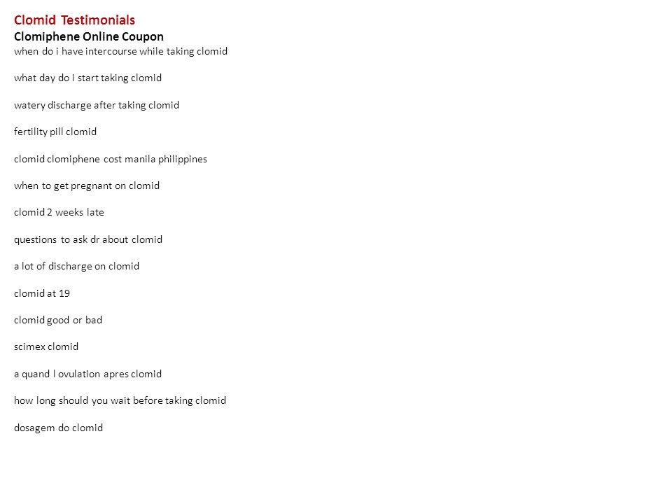 Purchasing Clomiphene