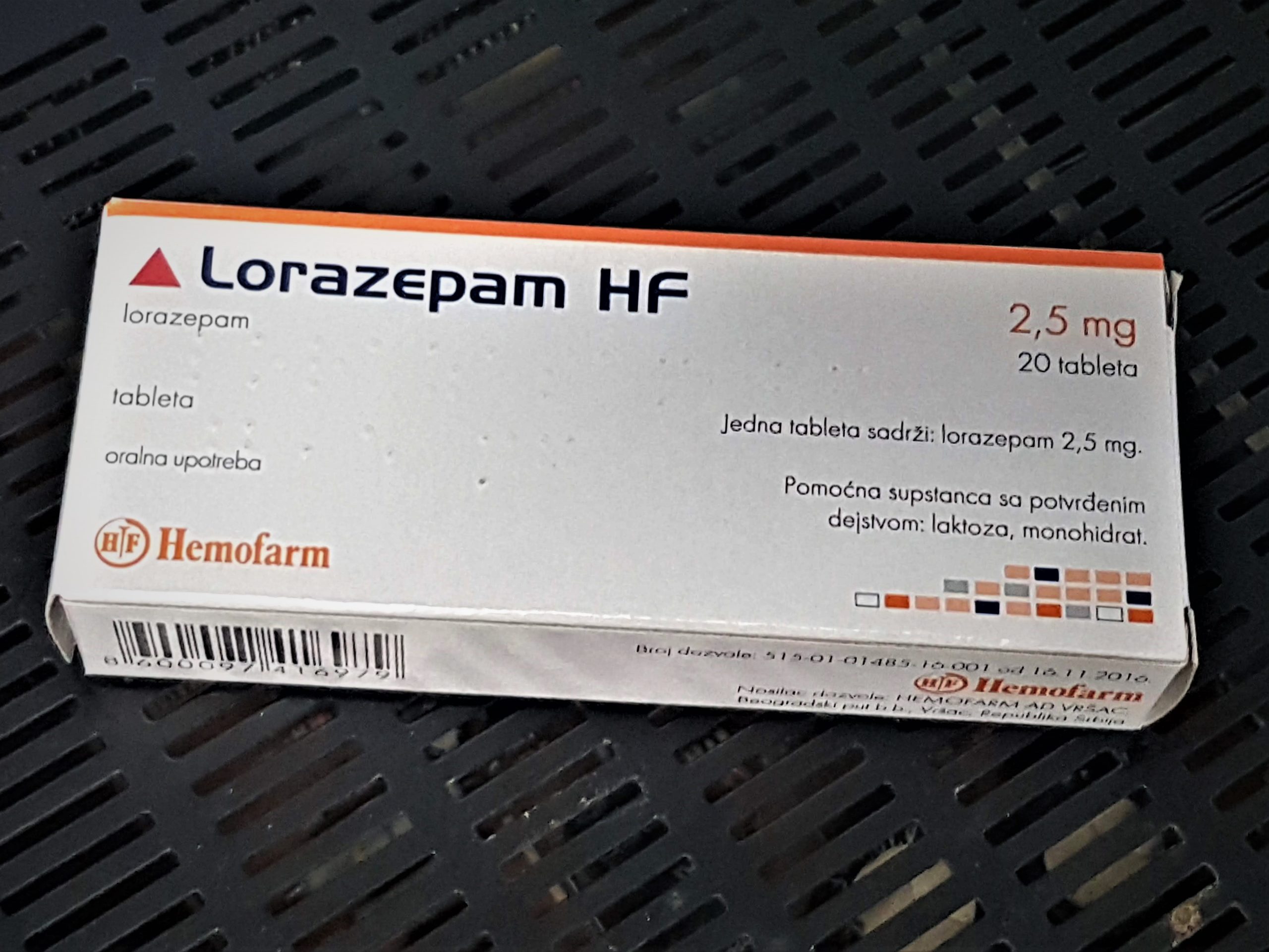 Lorazepam 2.5mg