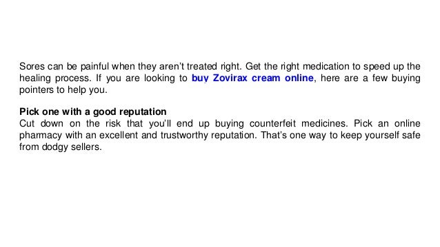 Buy zovirax online