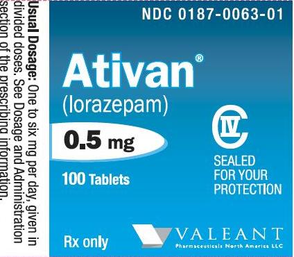 Ativan 0.5mg Tab