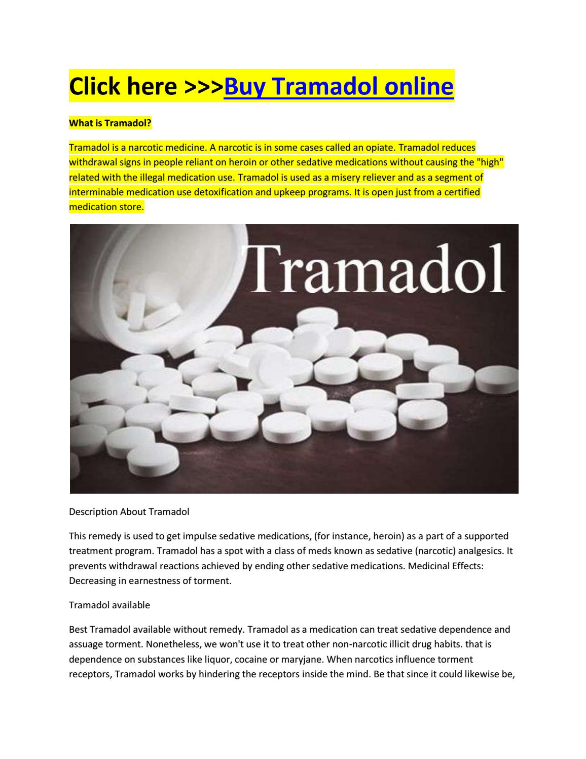 Tramadol Online Medication