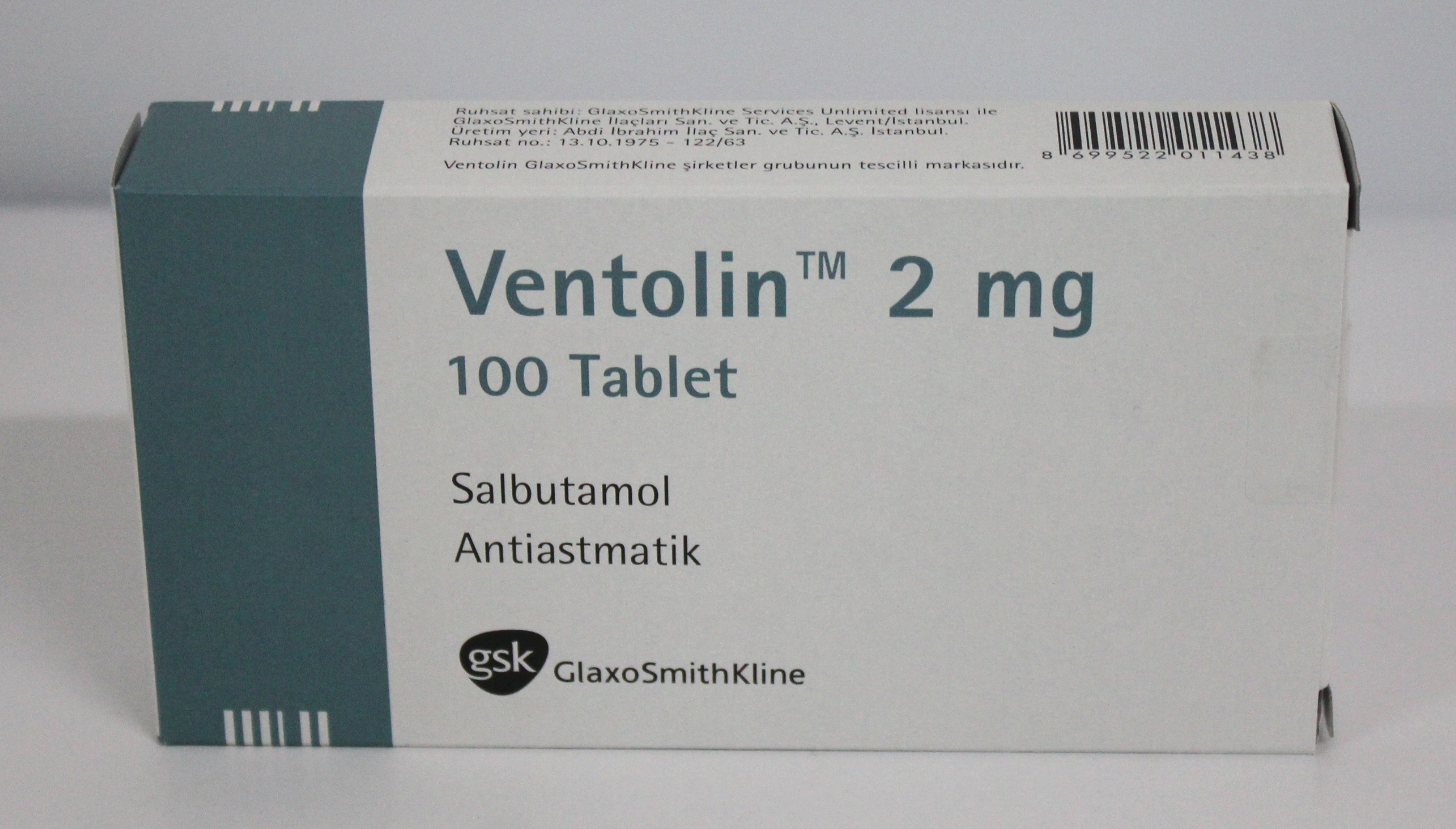 Ventolin Tablets 2mg