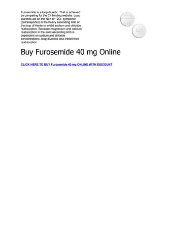 Buy Furosemide 40 Mg Online