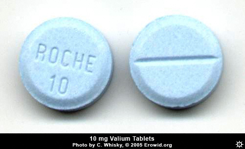 diazepam 10 mg blue pill