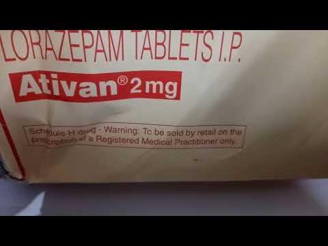 ativan 2mg tablet