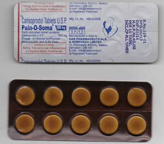 carisoprodol 500mg price