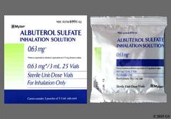 albuterol vials cost