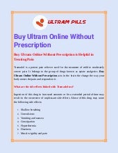 Buy Ultram Without Prescription