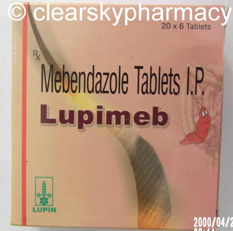 Cost of mebendazole 100 mg