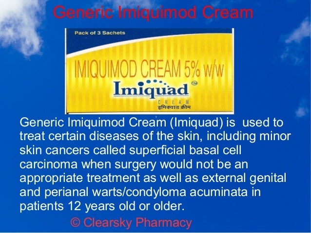 Imiquimod Generic