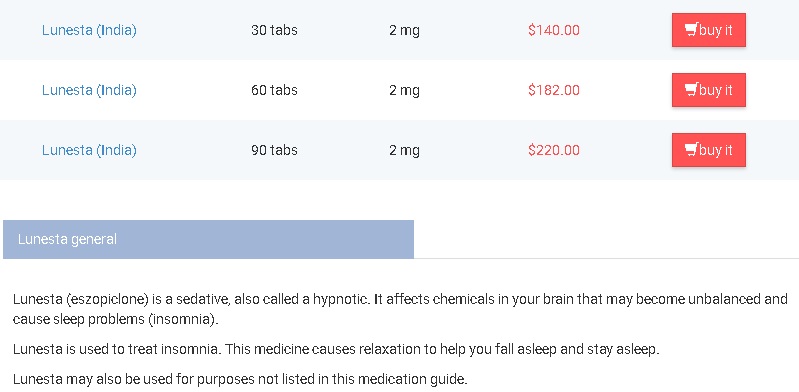 Eszopiclone Price Cvs