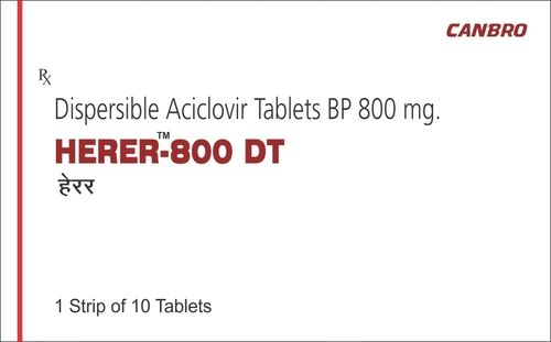 Aciclovir 800 mg tablets