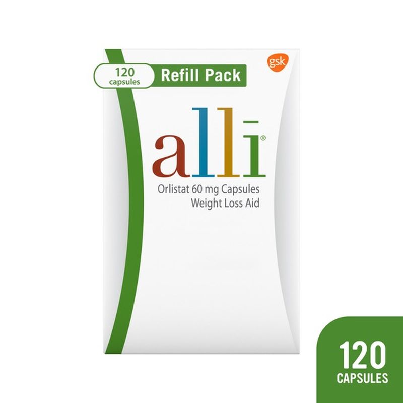 Alli Orlistat 60mg Capsules