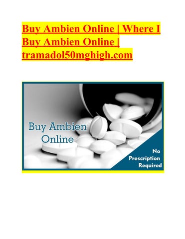 Ambien Online Prescriptions