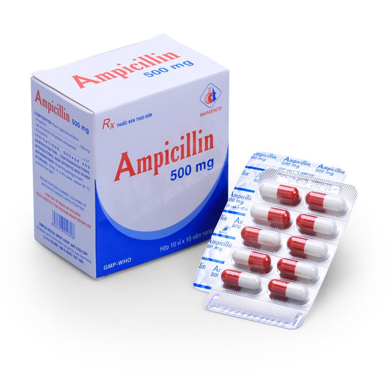 Ampicillin 0.5 mg