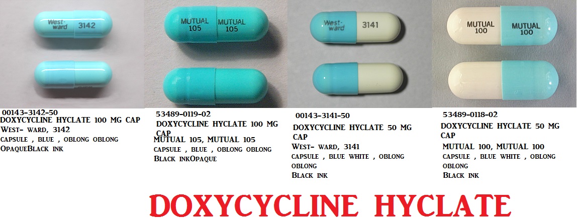 doxycycline hyclate capsules 100mg