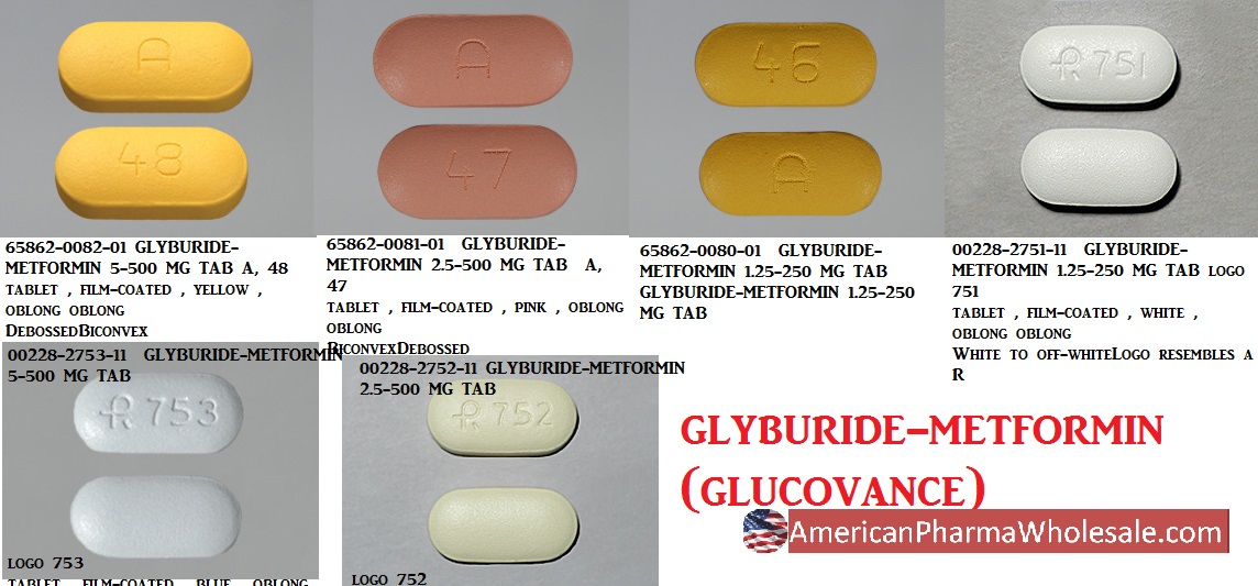 Glyburide Metformin 5 500mg Tablets