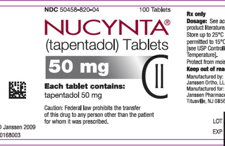 Nucynta 50mg Tablets