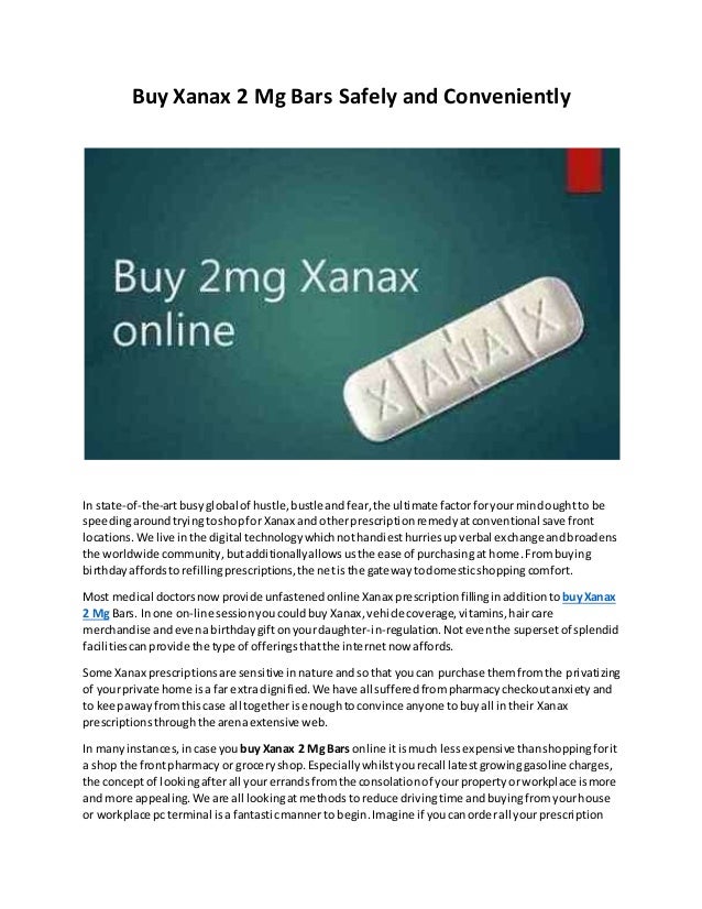 Online xanax prescriptions