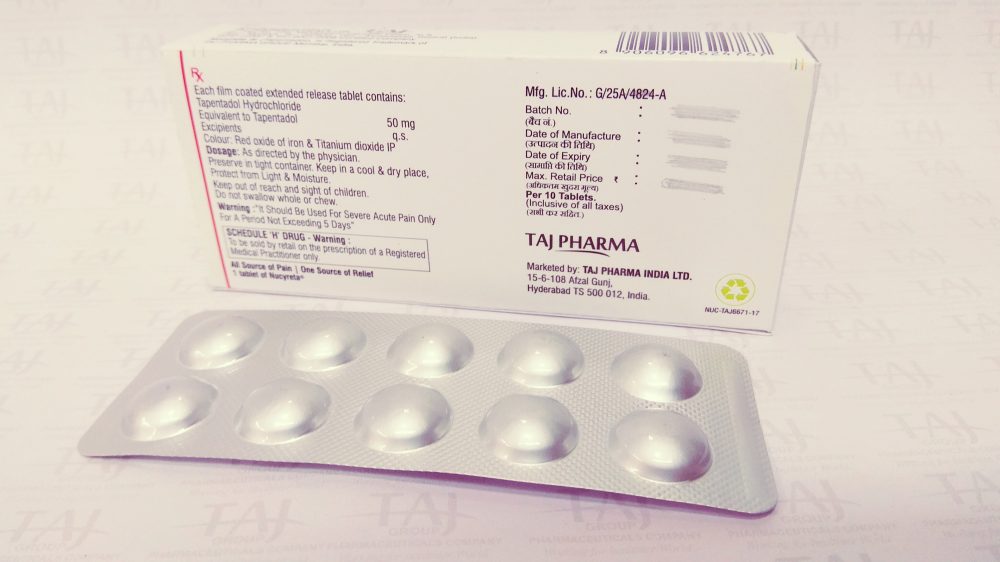 Tapentadol Hcl Tablets 100 Mg