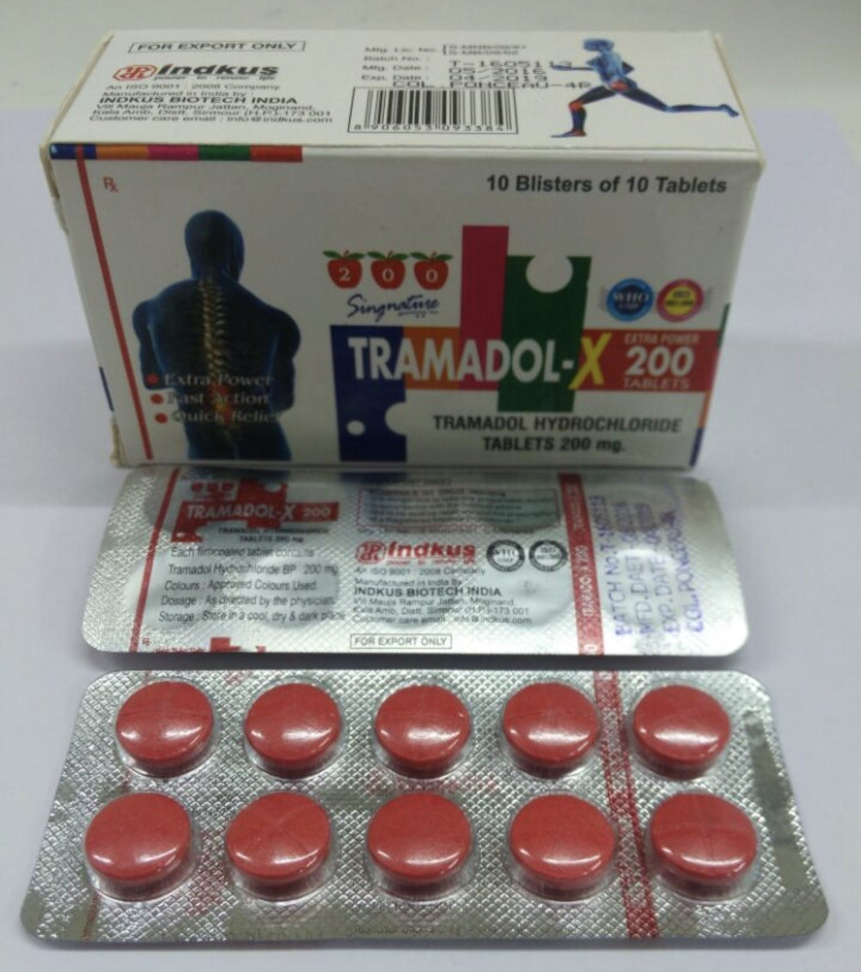 Tramadol Hydrochloride Tablets 200mg