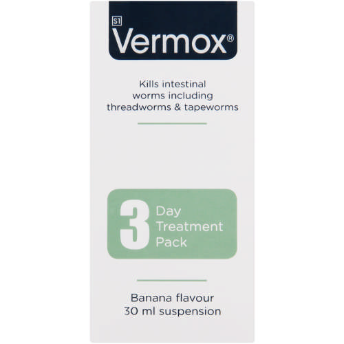 Vermox* 100mg 6 Tablets