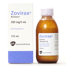 Zovirax Suspension 200mg 5ml