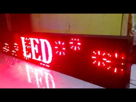 Màn hình LED Cailiang ma trận P4.75 màu đỏ