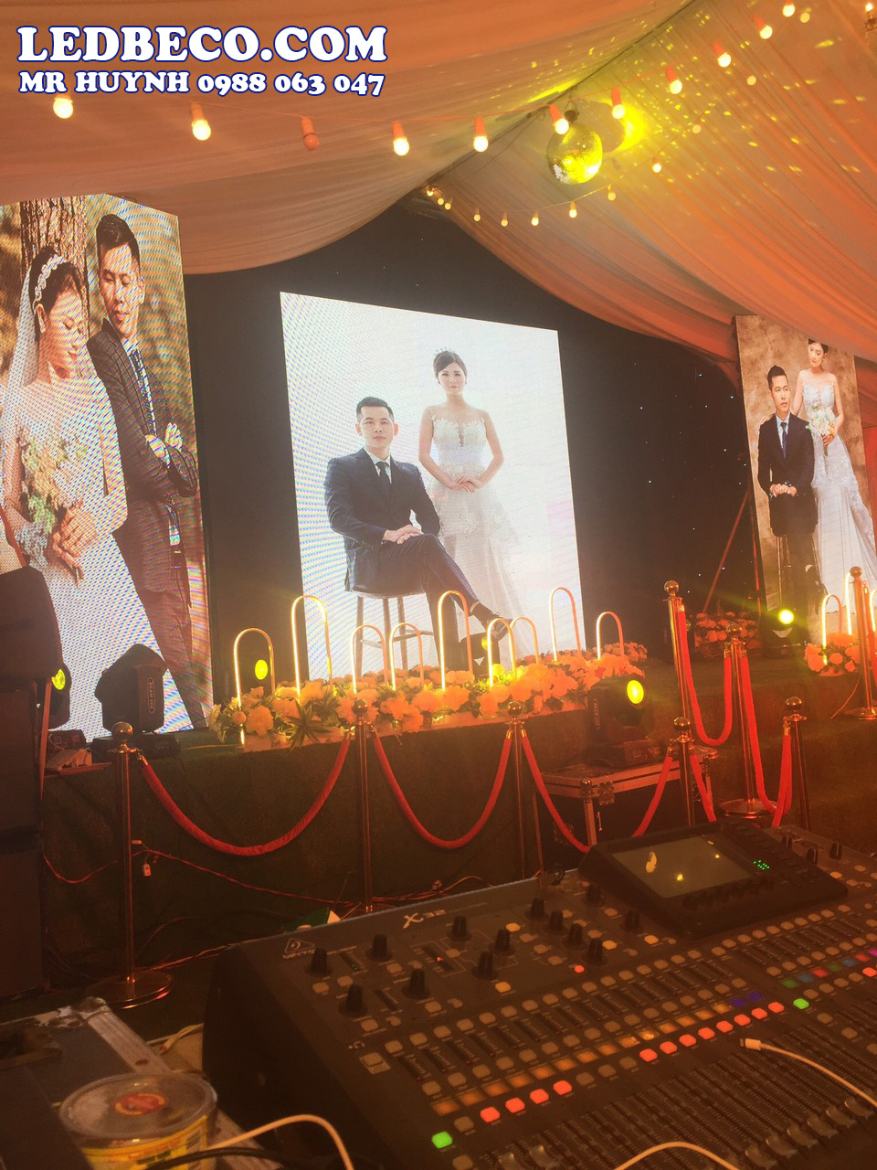 Tổng hợp Mẫu màn LED cho đám cưới 2021