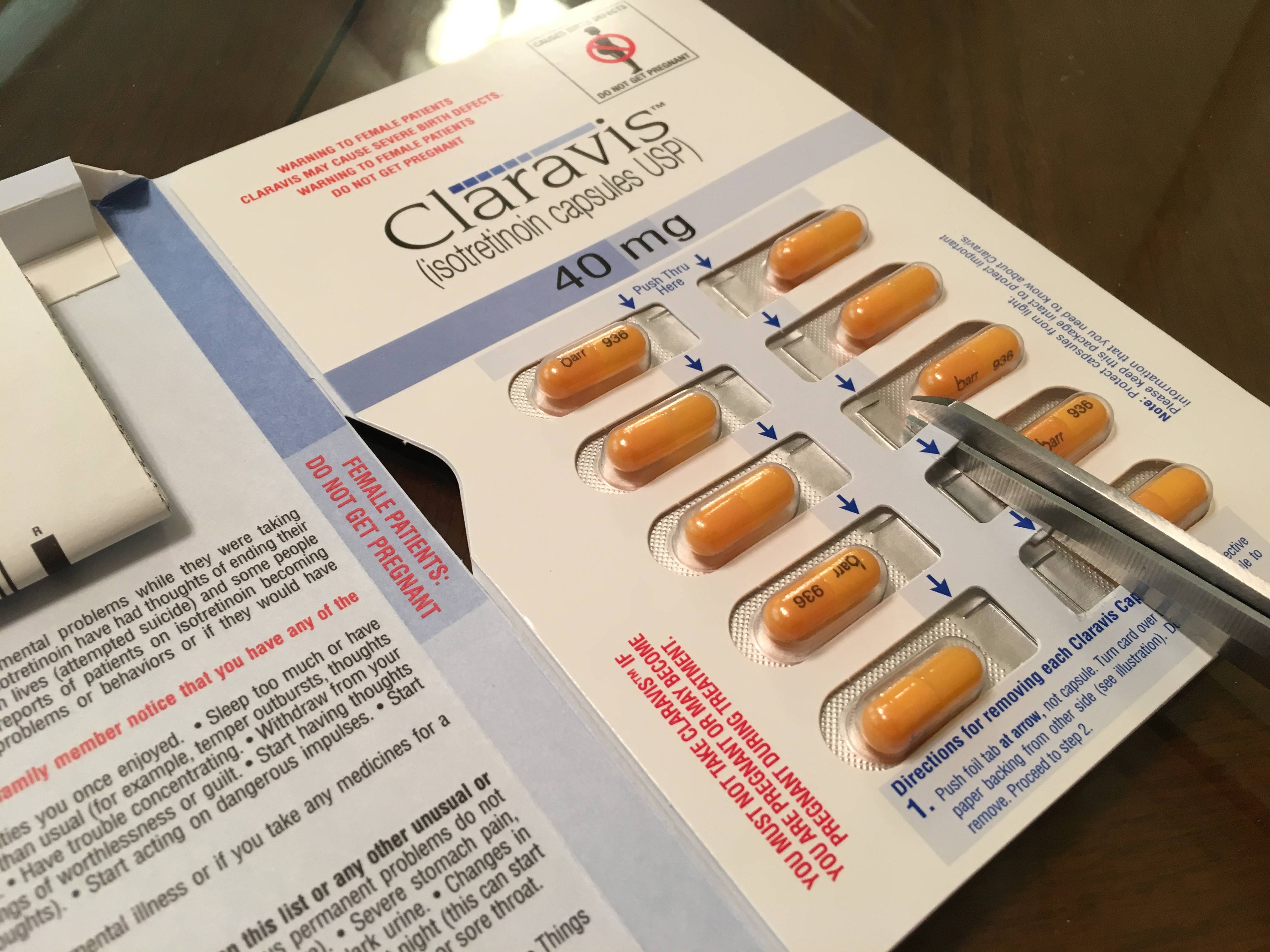 Accutane generic claravis